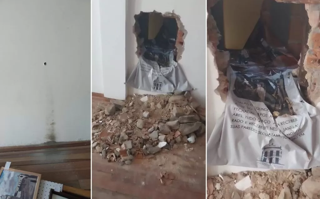 Criminosos invadem Palácio das Águias, abrem buraco na parede e assaltam joalheria em Cabo Frio | Região dos Lagos